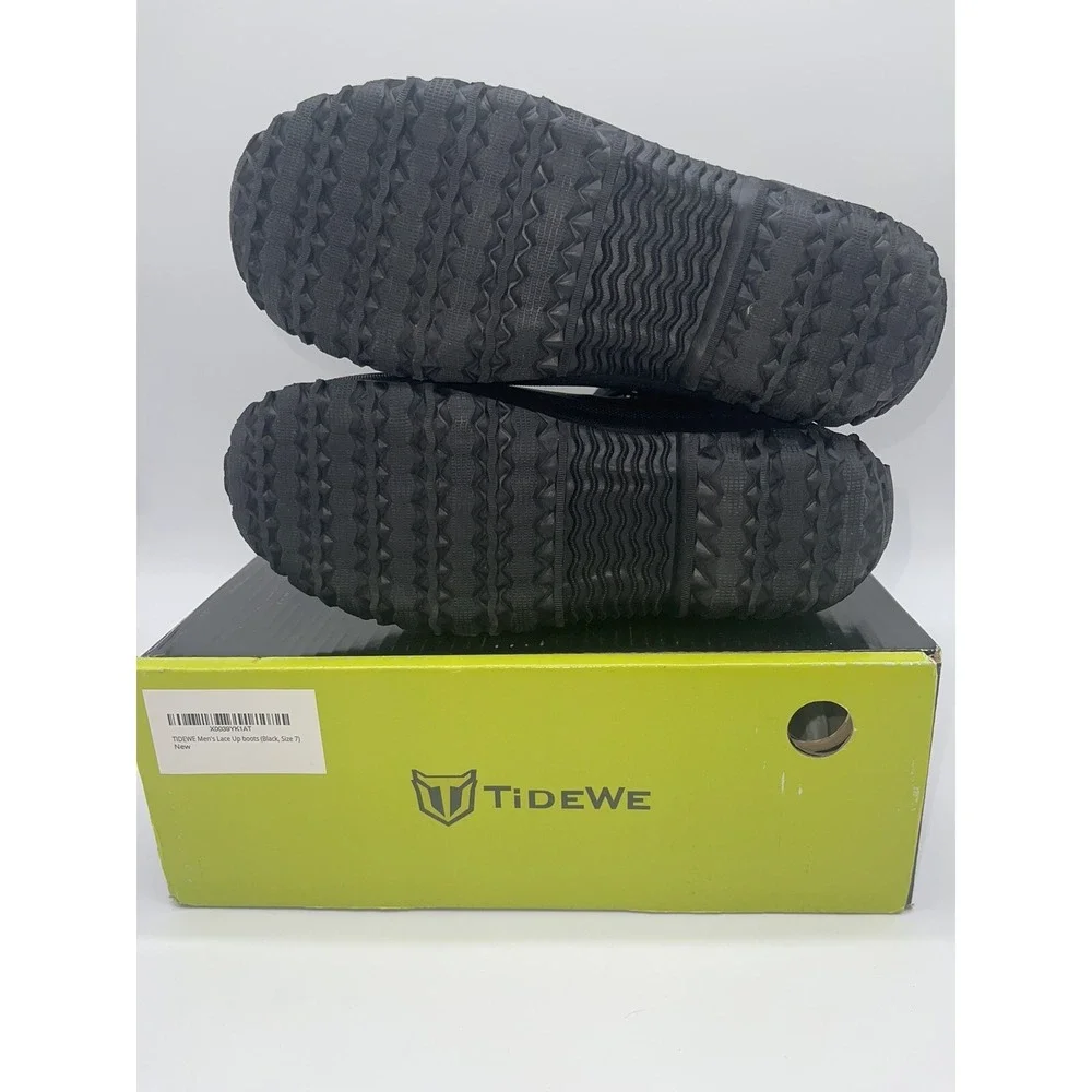 TIDEWE Rubber Boots Men's Sz 5 with 5.5 mm Neoprene with Steel Shank Waterproof